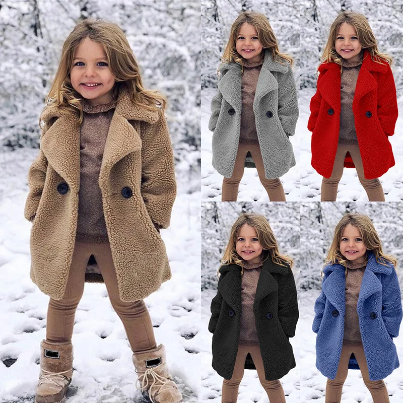 Girls Winter Warm Coats Babies Outerwear